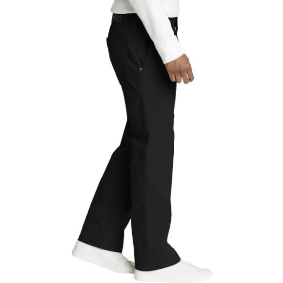 Eddie Bauer Men's Utility Cotton Canvas Stretch Pant Black Size 38 x 32 NWT - Picture 5 of 6